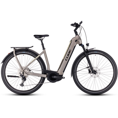 Bicicleta de senderismo eléctrica CUBE KATHMANDU HYBRID PRO 750 WAVE Beis 2023 0